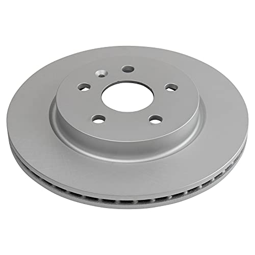 Image of TRQ Rear Brake Pad and Rotor Set Ceramic Coated Rotors Compatible with 2016-2020 Chevrolet Camaro