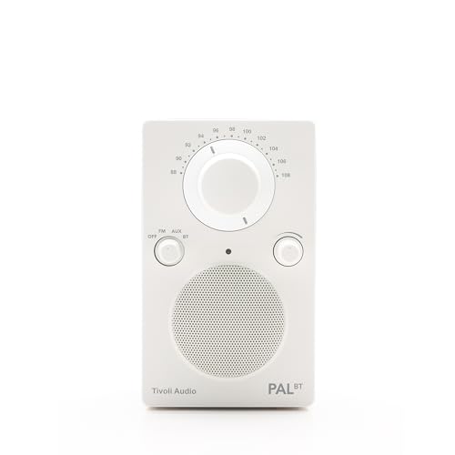 Tivoli Audio PAL BT (Gen 3) Portable Bluetooth FM Radio/USB-C / (White)