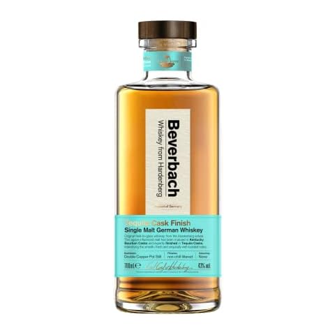 Beverbach Tequila Cask Single Malt German Whiskey - 6 Monate im Tequila-Fass - deutscher Single Malt Whisky mit dezenten Holz- und Lagernoten, feine Anklänge grüner Frucht Cover