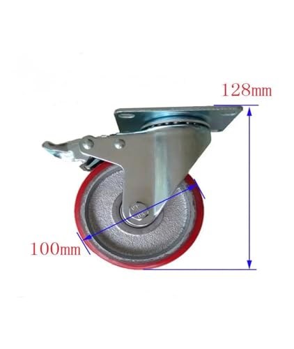 Roulette en polyuréthane 1x4 pouces pour réparer vos chariots bloqués