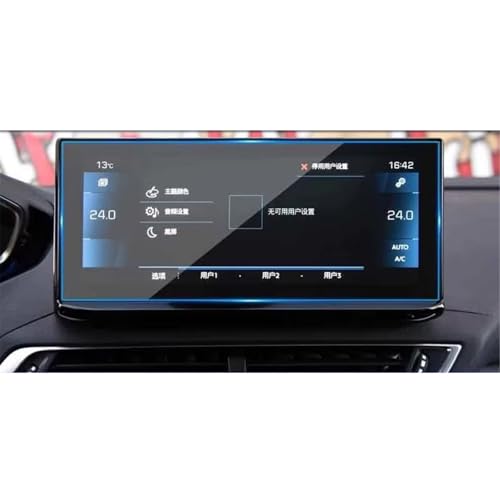 Protection écran pour Peugeot 3008 2021 évite les rayures du verre trempé GPS