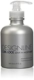 Curl Lock Leave-in Moisturizer, 8 oz - Regis DESIGNLINE - Leave-In Conditioner Treatment that Helps with Shape Retention and Works as an Instant Detangler for Defrizzing Curly Hair (8 oz)