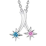 ham Anime Your Name Tachibana Taki Miyamizu Mitsuha Comet Necklace S925 Sliver For Men And Women Lovers' Jewelry Fan Gift, Photo Color