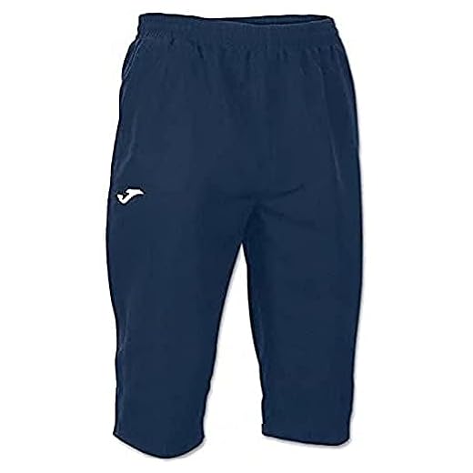 Joma Pantalon Pirata YAKU, Hombres, Azul Marino, 3XS