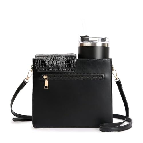 Image of Stanley Purse,Water Bottle Bag Outdoor Portable Crossbody Bag Stanley Cup Holder with Strap Women's Shoulder Bags