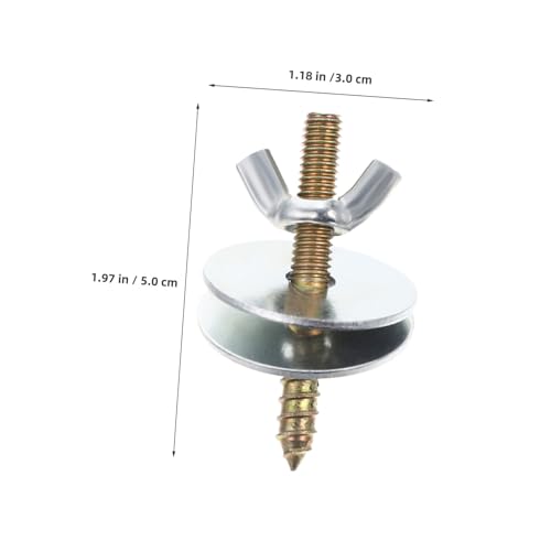 Vis de fixation pour perchoir oiseau et cage hamster avec écrous Abaodam x30