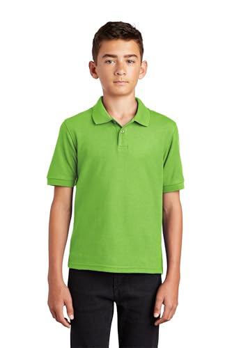 Port Authority Big boys' Youth Silk Touch Polo