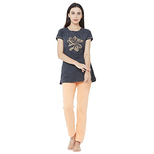 Image of Sweet Dreams Women's Cotton Printed Night Suit Set