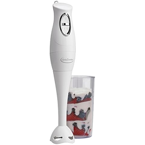 Betty Crocker Hand Blender with Beaker, White, BC-1303CK Cover