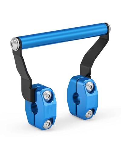 ZGHQHCDRH Motorradtelefon Navigaton Für Yamaha Für Tenere 700 Rally 2019-2024 Für Tuareg 660 2022 2023 2024 GPS Heighten Halterung Navigator Halterung(Blue)