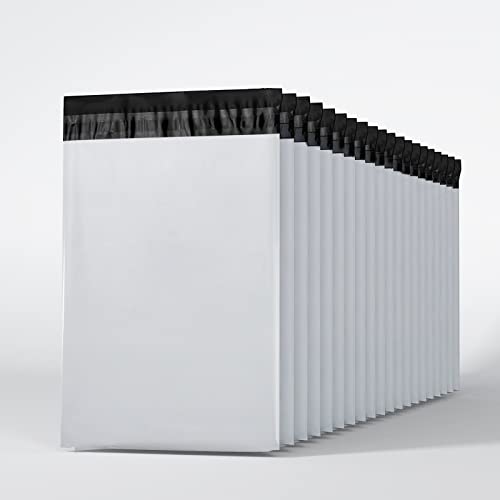 Image of Metronic Poly Mailers 12x15.5 300 Pcs, Medium Size Shipping Bags for Small Business Supplies,White Poly Mailer Bags for Clothing Packing Supplies, Strong Adhensive Shipping Mailing Envelopes Self Seal
