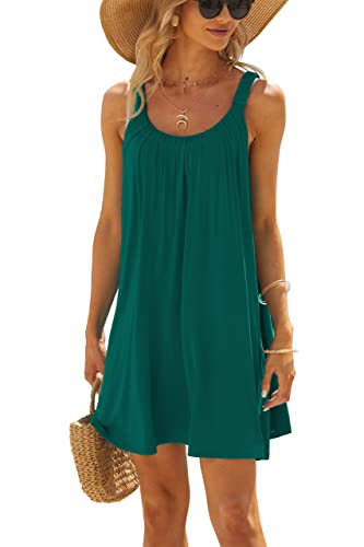 ANGGREK Damen Sommer Freizeitkleid Badeanzug Badeanzug Cover Ups Strand...
