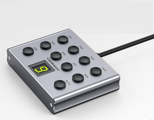 Commutateur KVM 10 ports micro USB et bouton déporté 1,5m
