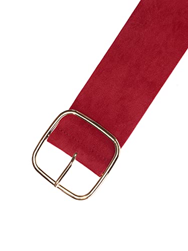 Allegra K Wide Waist Belts for Women Belts Chunky Buckle Adjustable2