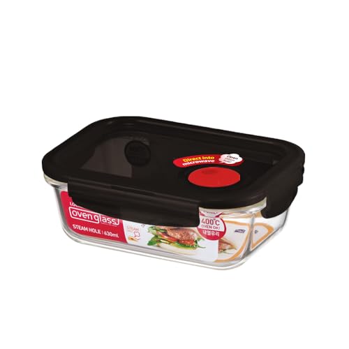 Lock & Lock Frischhaltedose aus Glas mikrowellengeeignet - Oven Glass...