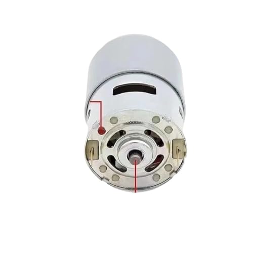 Moteur électrique à courant continu 755 à fort couple avec axe fileté 5mm 12V-21V