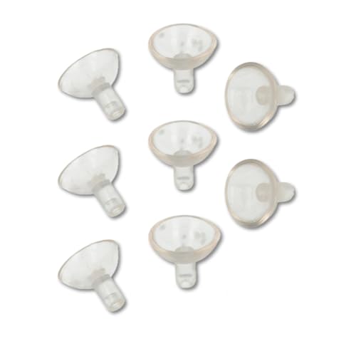 bricoleva.it 8 Ventose per Mensole in Cristallo Bricoleva.it - Ventosa Reggimensola in Vetro - Ventosa per Vetri - Disponibili nei Diametri 20mm e 25mm - Ideali per Tavoli e Mensole in Vetro (Ø 20 Mm)