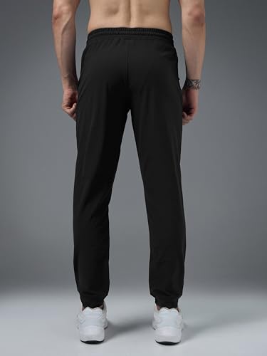 Image of TECHNOSPORT Men's Regular Fit Solid Jogger Pant with Duracool+ for Training, Running & Gym