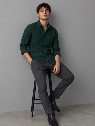 Image of Appel Touch Men's Cotton Blend Formal Shirt Full Sleeves
