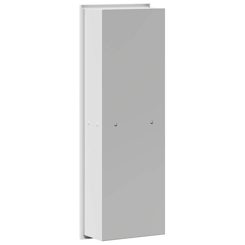 Fengshui Aneks prysznicowy biały 60 x 20 x 9,5 cm stal szlachetna