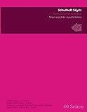 Schulheft Séyès - Französische Lineatur: Von rechts nach links - 40 Seiten