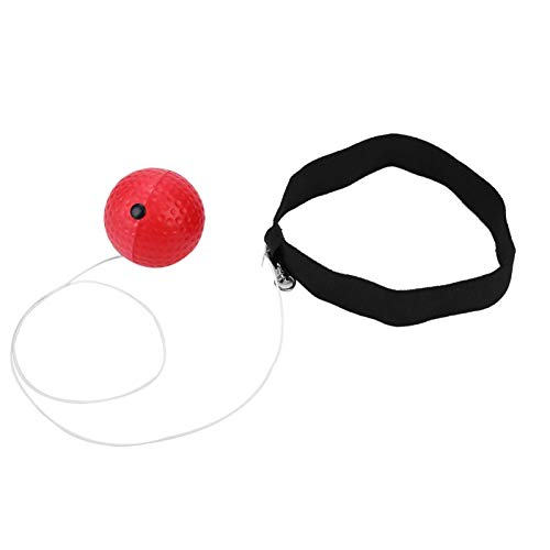 Equipamento de treinamento de reação de bola de reflexo de boxe com faixa de cabeça para boxe
