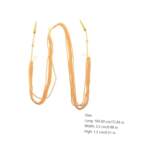 Dreadlocks cordon d'or et accessoires de robe Halloween pour customiser vos costumes - 4