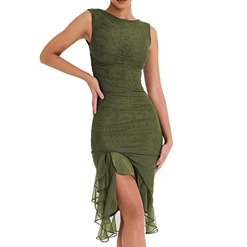 Robe sans manches dos nu pour vos soirées et cocktails d'été