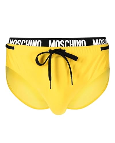 Moschino Swim Badehose A42044901 Herren Polyester Gelb, gelb, Small