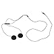 Ejoyous Motorrad-Helm-Headset, Helm-Kopfhörer Helm-Lautsprecher Motorrad-Helm-Headset-Lautsprecher-Unterstützung Freisprechen mit 3,5 mm Stecker 1,2 m Kabellänge