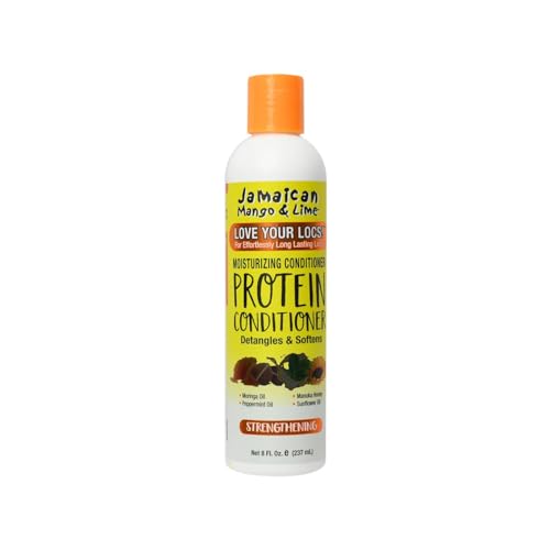 Jamaican Mango & Lime Protein Conditioner – Strengthening & Moisturizing Hair Care with Manuka...