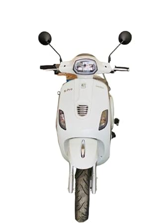 Mansa Motors Supertech White Electric Scooter (White)