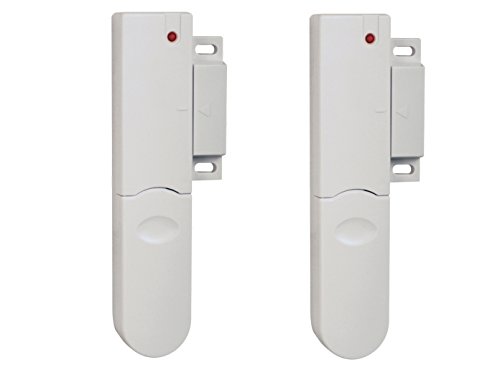 Set van 2 draadloos deur- en raamcontact, accessoires voor ELRO Pro alarmsysteem AP5500, inbraakbeveiliging alarminstallatie