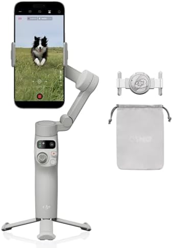 （00:30時点） DJI スマホ ジンバル Osmo Mobile 7 ジンバルスタビライザー（iPhone/Android) 内蔵三脚 軽量 快適なグリップ 3軸スマホジンバル ActiveTrack 7.0 ShotGuides ワンタップ編集 10時間使用 スマホ充電