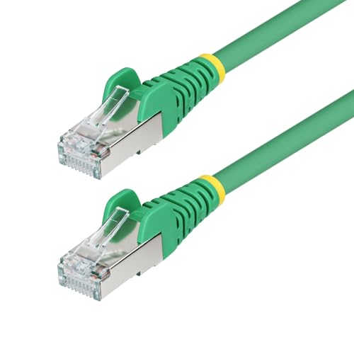 StarTech 5ft Cat6a Snagless Ethernet Cable, S/FTP, 100W PoE++, LSZH, Green