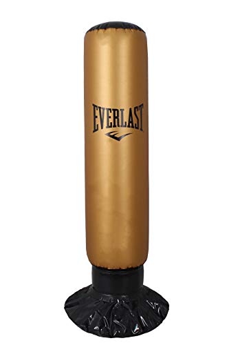 Everlast ev2628 - Saco de Boxeo Hinchable (Talla L), Color Negro y Dorado
