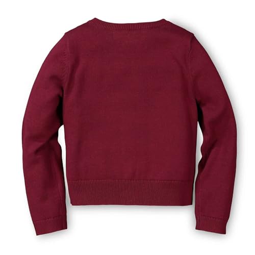 Hope & Henry Girls' Long Sleeve Bow Detail Cardigan Sweater4