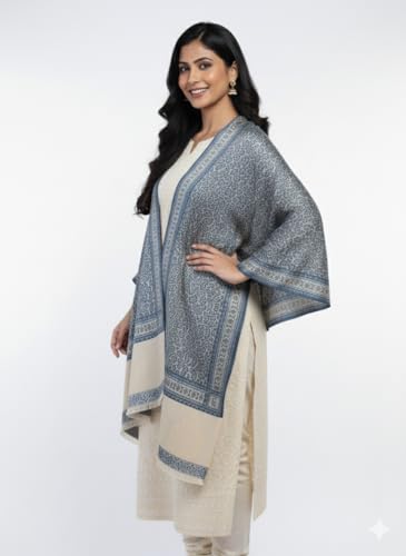 Image of KRITI Premium Woolen Shawl for Women - Soft, Warm & Elegant Winter Wrap