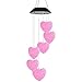 Produktbild Amasawa LED Solar Wind Glockenspiel,Farbwechsel LED Solar Wind Glockenspiel,tragbare wasserdichte Memorial Solar Mobile Windspiele,für Outdoor Indoor, Balkon, Hause,Garten, Partydekoration