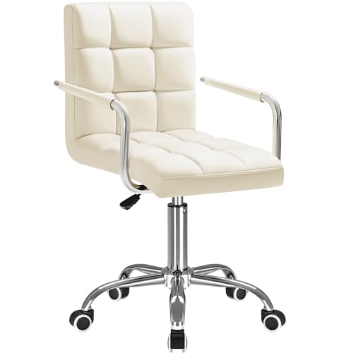 Furmax Ribbed PU Leather Task Chair