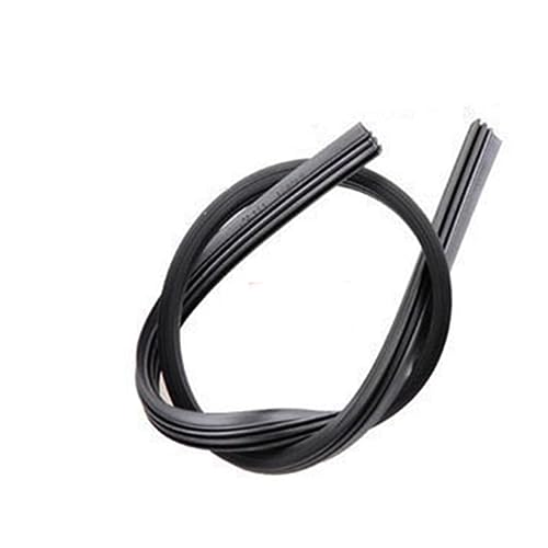 OUNONA 10pcs Auto Car Rubber Windscreen Wiper Strip Black Compatible to Rubber Material Easy to Install for All Weather Conditions
