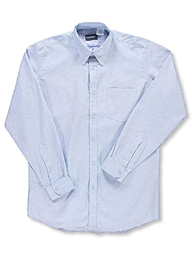 Image of A+ Boys and Mens Long Sleeve School Uniform Oxford Shirt