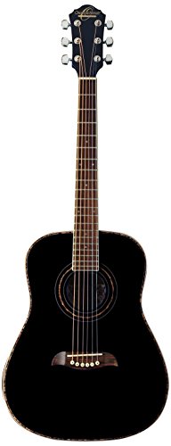 Oscar Schmidt OG1B Guitare acoustique Dreadnought 6 cordes Noir droit (OG1B-A) - Les Beatles, Paul McCartney, John Lennon, RIngo Starr, George Harrison Oscar Schmidt OG1B Guitare acoustique Dreadnought 6 cordes Noir droit (OG1B-A)