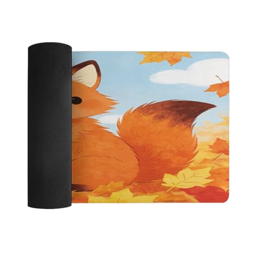 Burnt Orange Desk Pad Escritorio Impermeable Grande miniatura 3