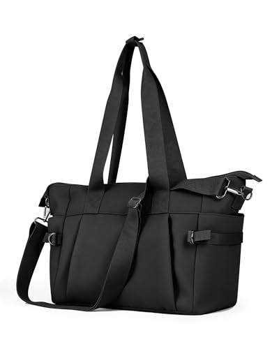 Image of Small Gym Bag for Women, Lightweight Mini Duffle Bag with Wet Compartment, Perfect as a Travel Carry On or Crossbody Weekender for Sport, Workout & Dance