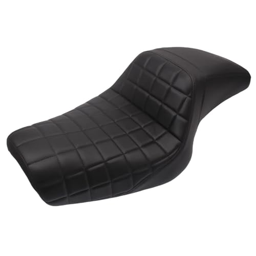 Asiento para Sportster XL 883 1200 48 accesorio de motocicleta trasero en cuero negro 3