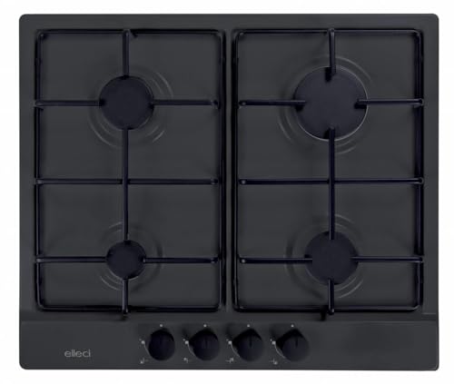 Elleci Piano Cottura Style 60 4 fuochi Granitek 59 Antracite