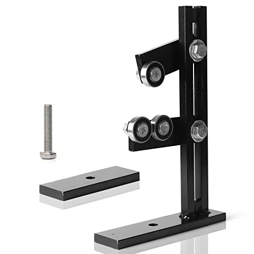 FJL FORCE Wood Lathe Steady Rest, Lathe Steady Rest, Lathe Tool Rest Wood Cast Iron Steady Rest, Wood Lathe Tools and Accessories with Three Metal Fixing Wheels