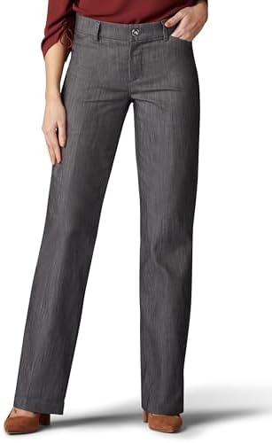 Lee Women's Flex Motion Regular Fit Trouser Pant Pants