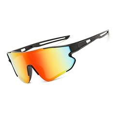 Black Frame Red Mirrored Lens